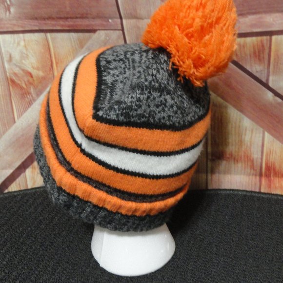 OUTLAWS Hockey Knit pompom lined hat~colorful~EUC~ - Picture 5 of 6